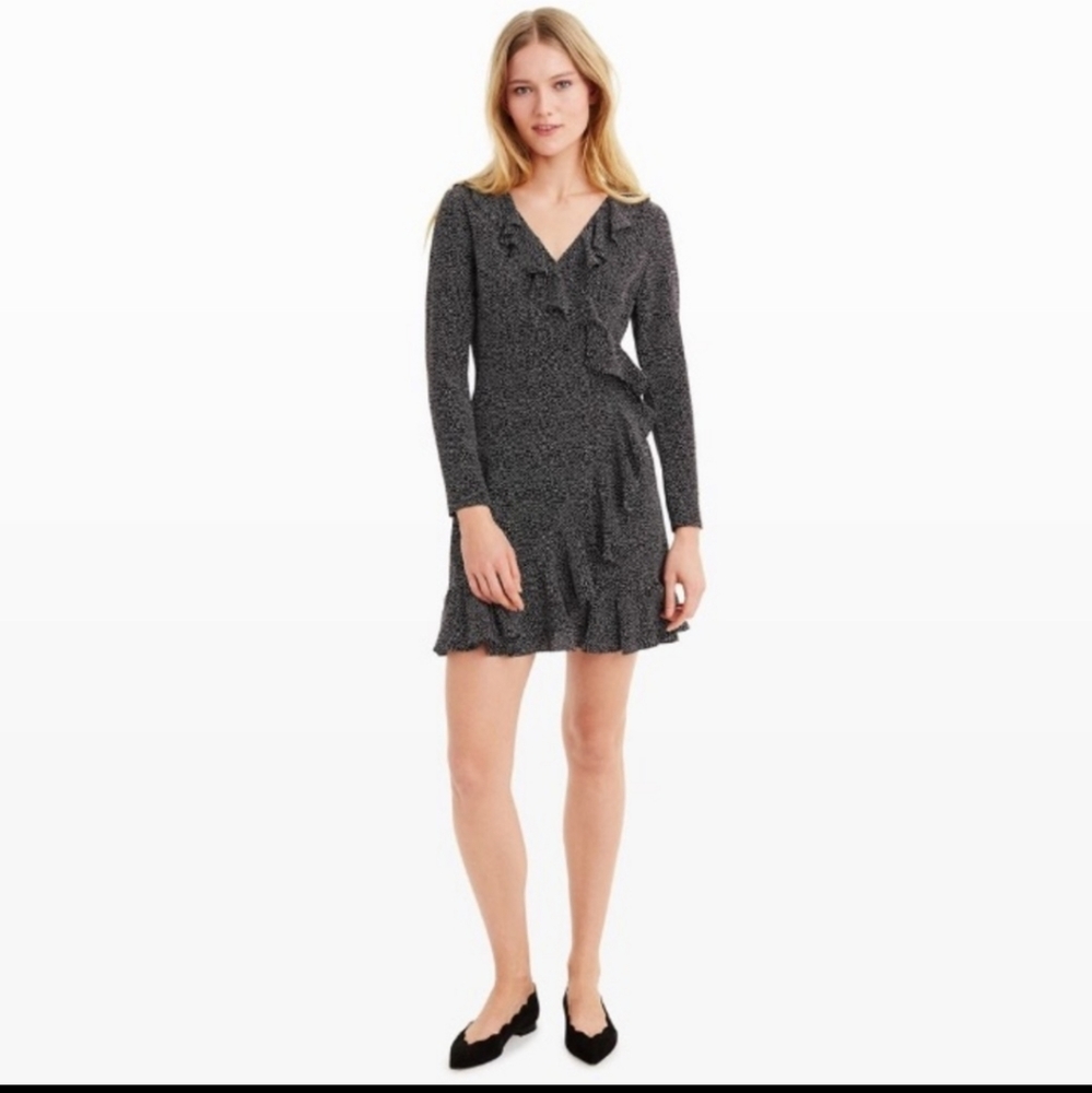 Club Monaco Silk Wrap Dress